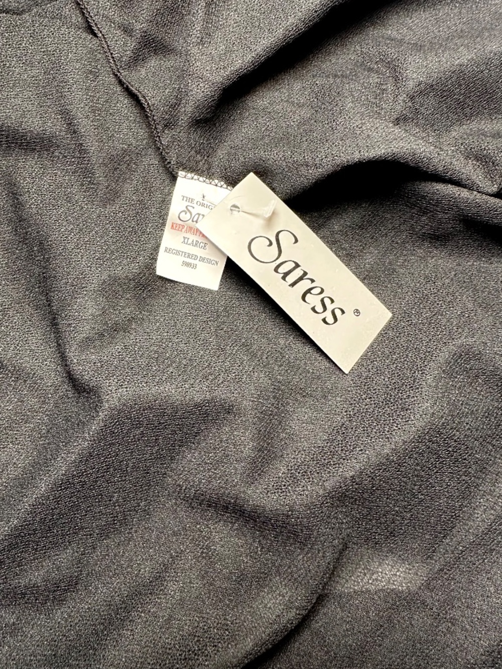 The Saress Black Swim Cover Up Dress XL | Convertible Beach Wrap | NEW - Picture 4 of 5